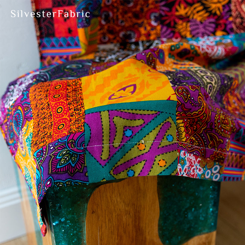 Red Boho Curtains丨Vintage Curtains丨Ethnic Printed Curtains