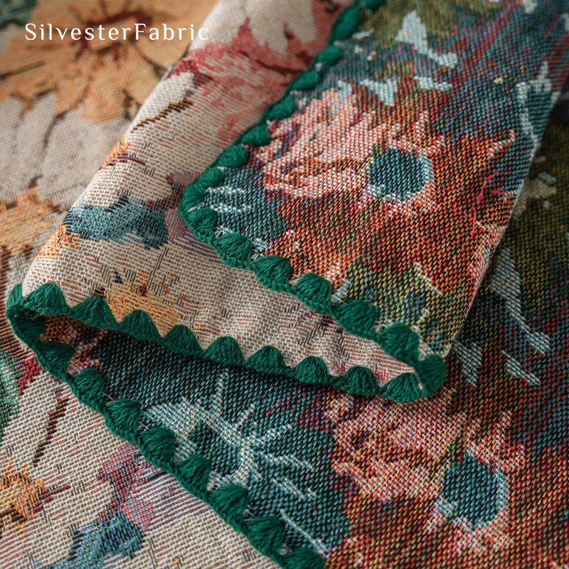 French Rectangle Floral Tablecloth