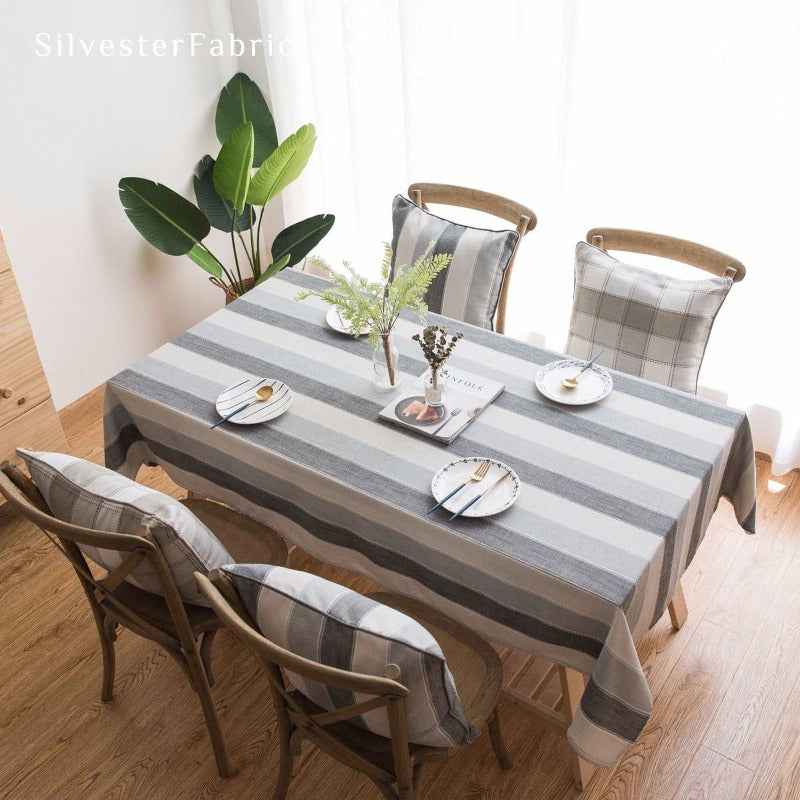 Striped Tablecloth丨Small Rectangle Tablecloth