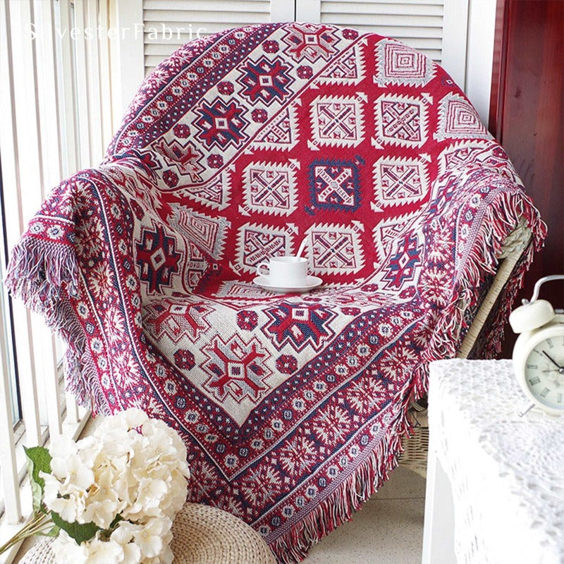 Sofa Throw Blanket丨Picnic Blanket - Silvester Fabric