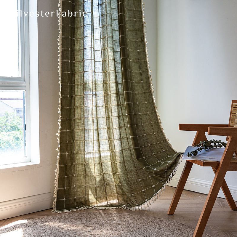 Green Curtains丨Sage Green Curtains丨Green Curtain​