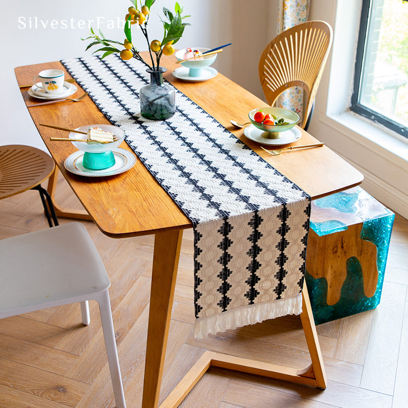 Crochet Table Runner丨Boho Table Runner