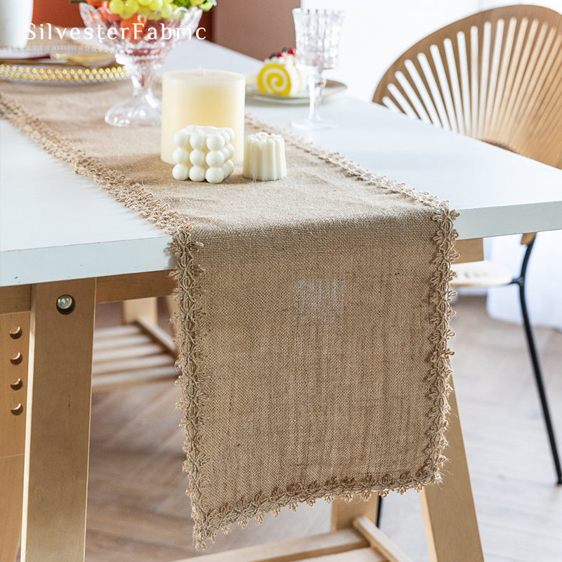 Burlap Table Runner丨Coffee Table Runner丨Table Runner