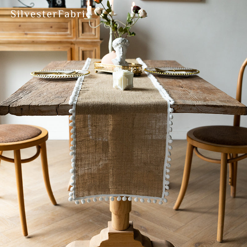 Burlap Table Runner丨Fall Table Runner丨Small Table Runner