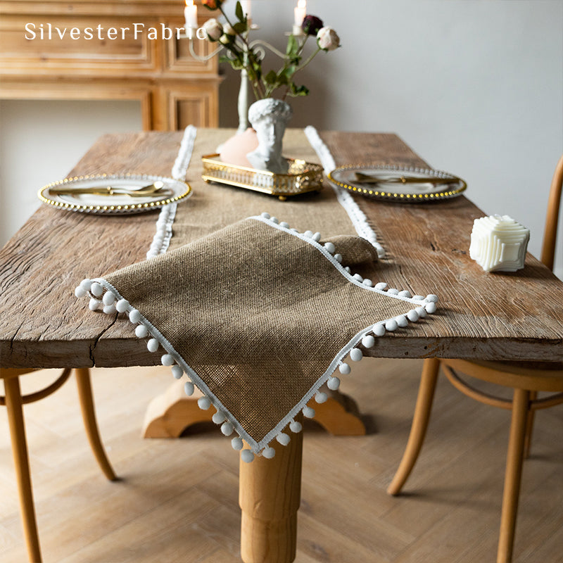 Burlap Table Runner丨Fall Table Runner丨Small Table Runner