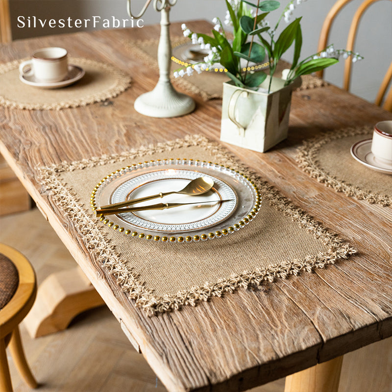 Burlap Table Runner丨Coffee Table Runner丨Table Runner