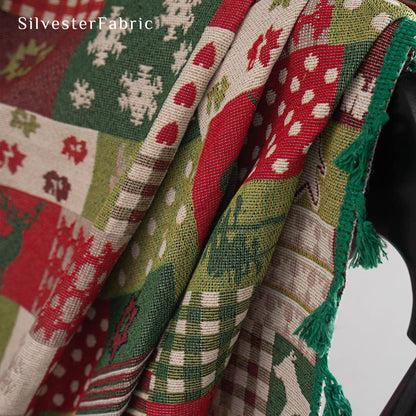 Christmas Curtains丨Floral Jacquard Curtains丨Semi Blackout Curtains