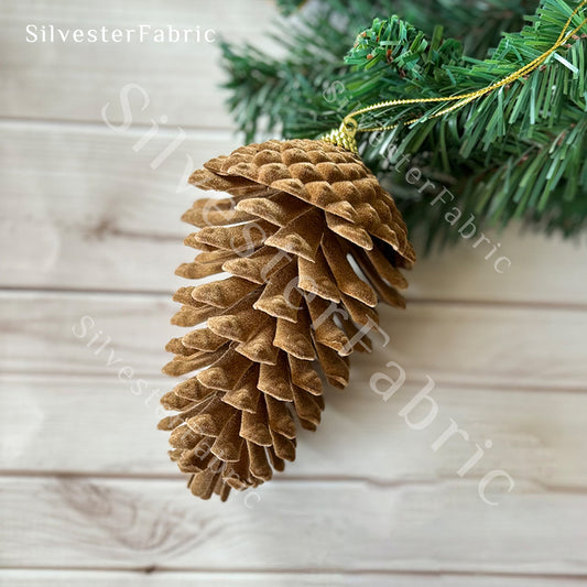 Brown Pine Cone Decor丨Christmas Tree Decor