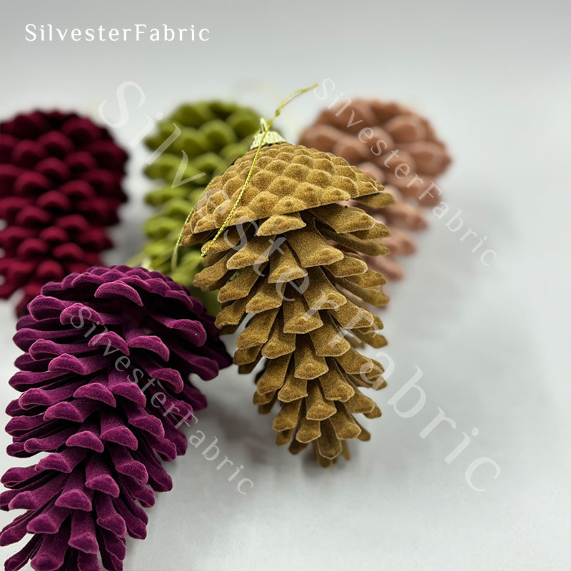 Red Pine Cone Decor丨Christmas Tree Decor