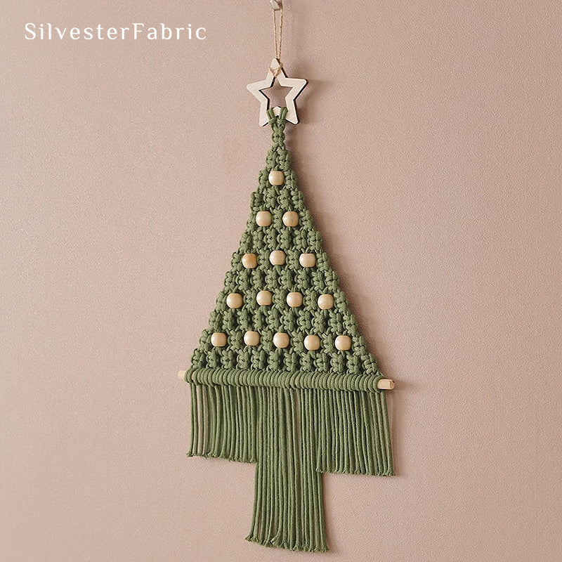 Green Christmas Tree Wall Hanging丨Holiday Wall Decor