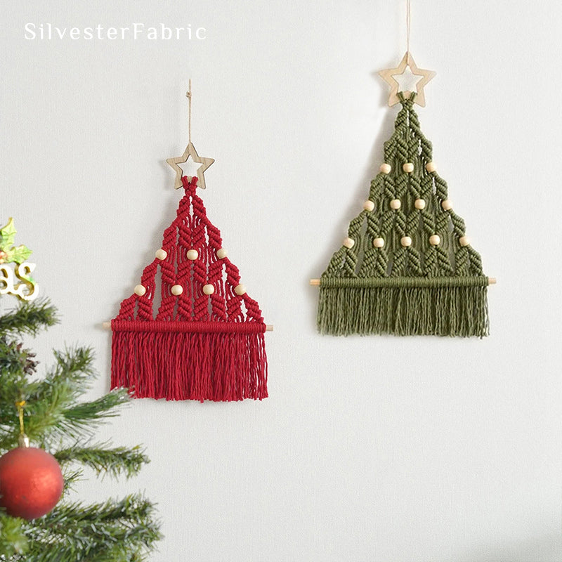 Christmas Tree Green Wall Hanging丨Holiday Wall Decor