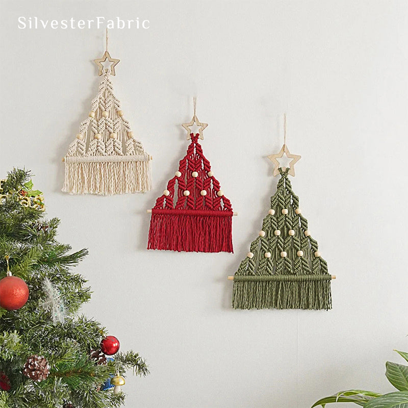 Christmas Tree Green Wall Hanging丨Holiday Wall Decor