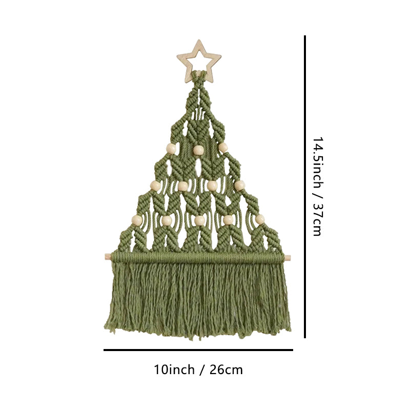 Christmas Tree Green Wall Hanging丨Holiday Wall Decor