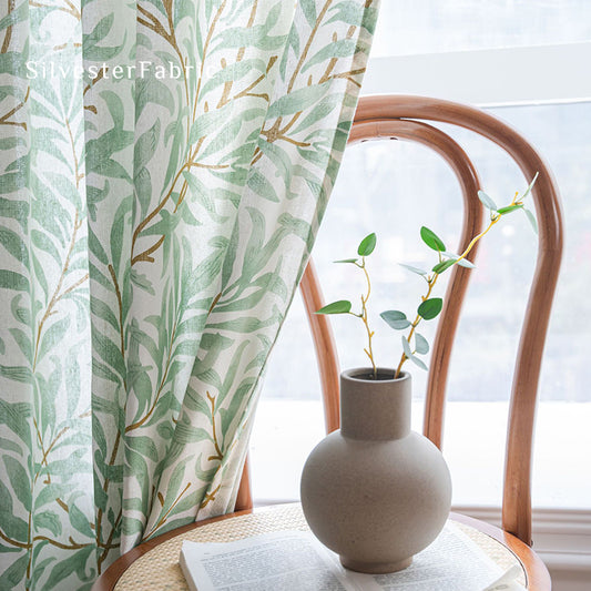 Plant Printed Curtains