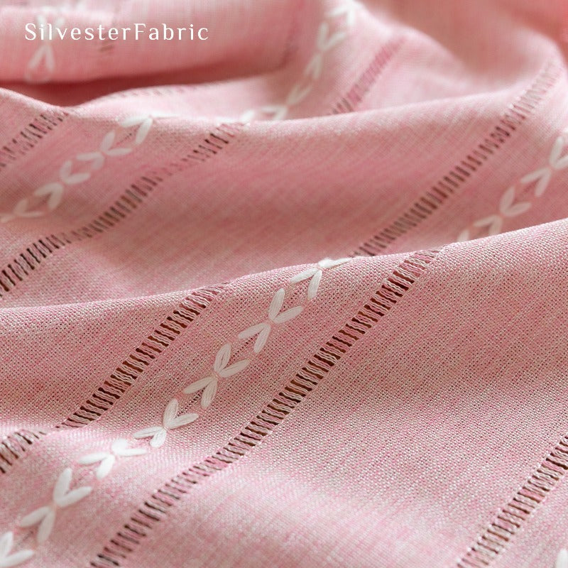 Light Pink Curtains丨Rod Pocket Curtains - Silvester Fabric