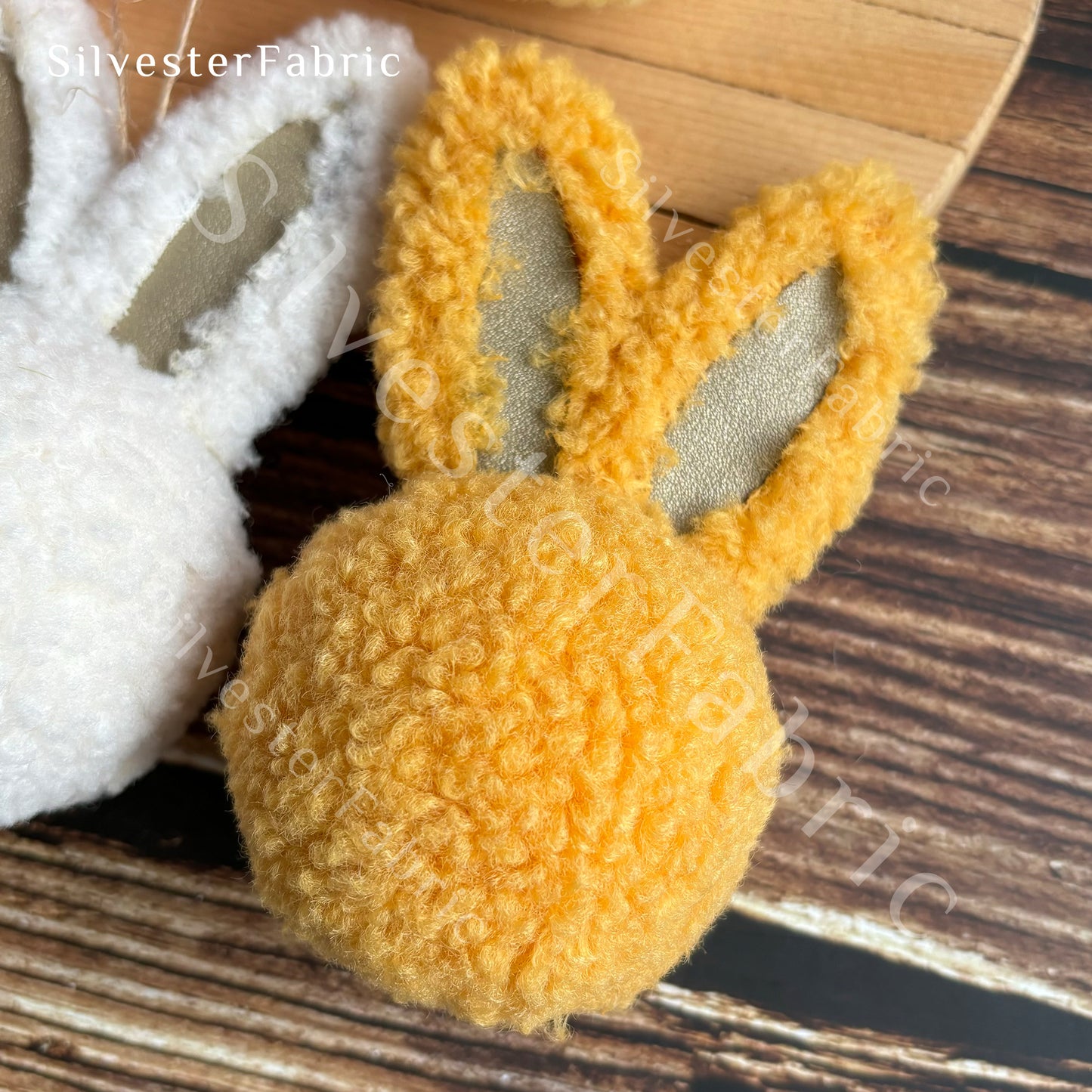 Orange Bunny Head丨Easter Bunny Decor丨Easter Decor