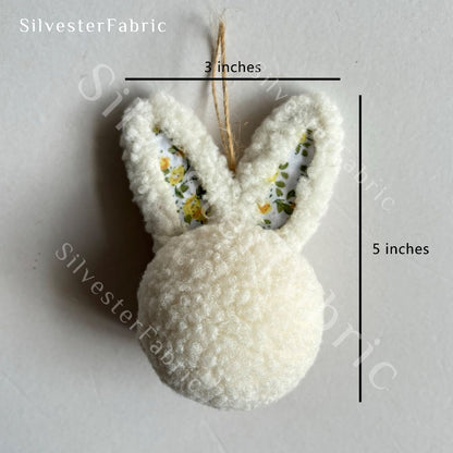White Bunny Head Decor丨Easter Bunny Decor丨Easter Decor