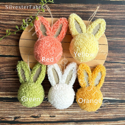 Orange Bunny Head丨Easter Bunny Decor丨Easter Decor