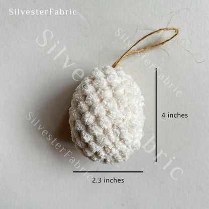 White Easter Egg Hanging Decorations丨Easter  Decor