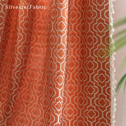 Close‑up of Orange Curtain corner