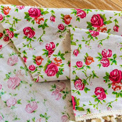Floral Printed Curtains丨Farmhouse Curtains丨Kitchen Curtains