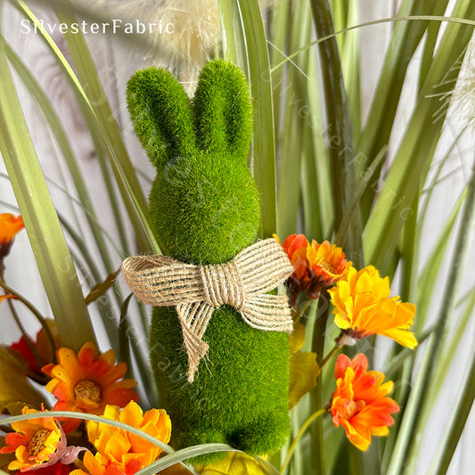 Green Easter Bunny丨11cm Easter Rabbit丨Spring Ornament