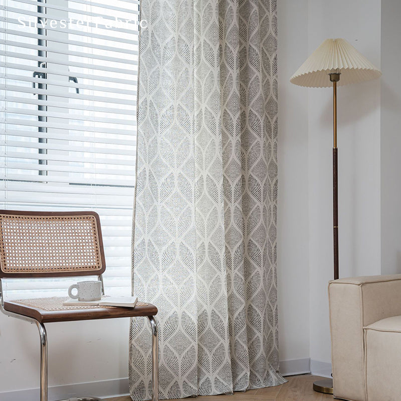 Grey And White Curtains丨Grey Linen Curtains