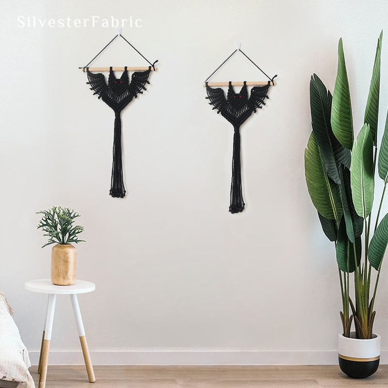 Bat Black Wall Hanging Decor丨Halloween Bat Decor