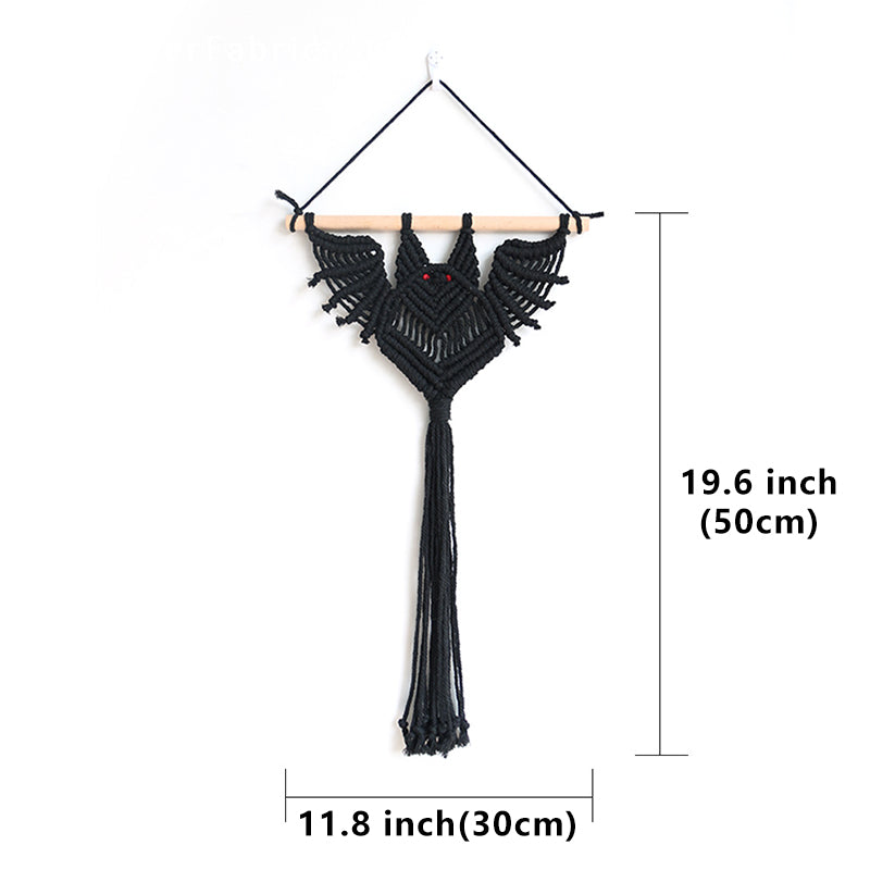 Bat Black Wall Hanging Decor丨Halloween Bat Decor