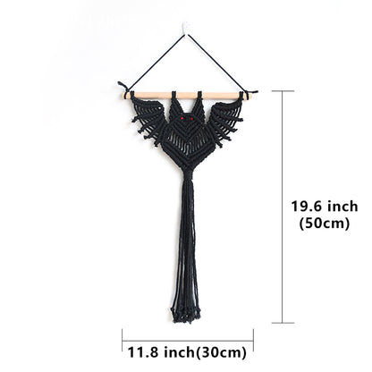 Bat Black Wall Hanging Decor丨Halloween Bat Decor