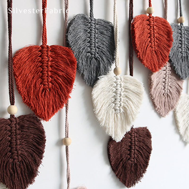 Red Leaf Garland Hanging丨Holiday Wall Decor