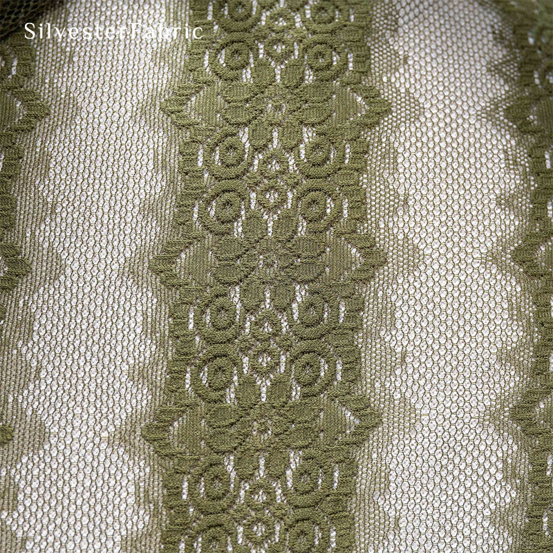 Olive Green Semi Sheer Curtains