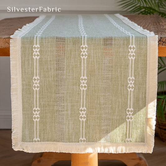 Sage Green Table Runner丨Green Table Runner