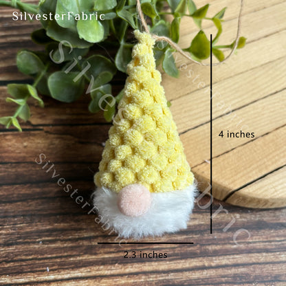 Yellow Santa Faceless Gnome