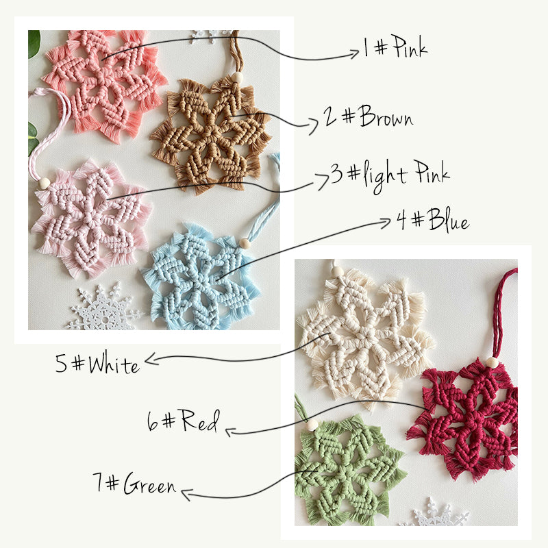 Pink Snowflake Wall Hanging