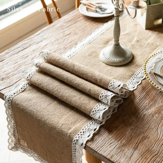 Burlap Table Runner丨Farmhouse Table Runner