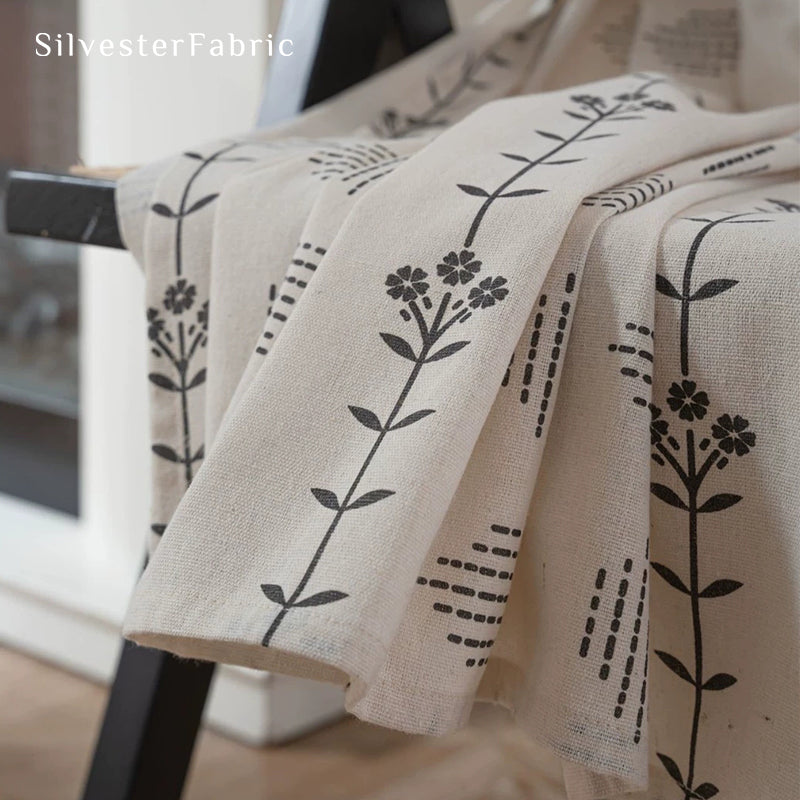White Curtains丨Farmhouse Floral Curtains丨Striped Curtains