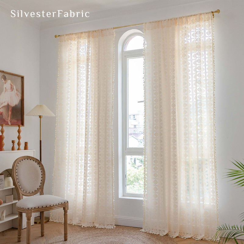 Close‑up of Sheer Curtain corner
