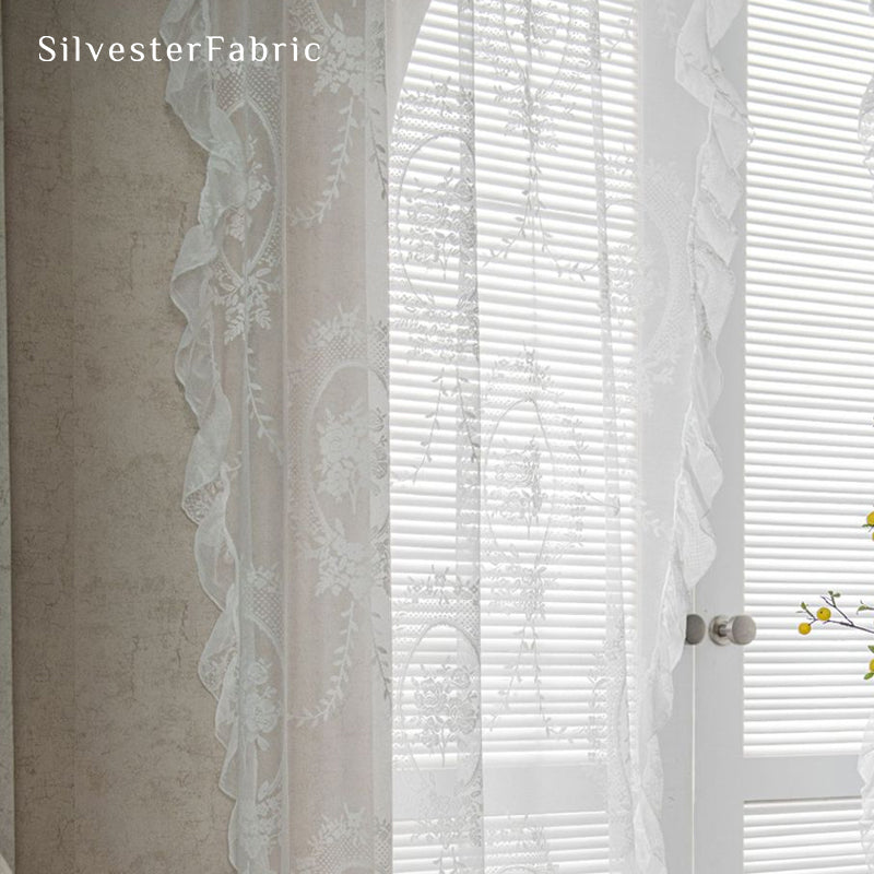 White French Sheer Curtain