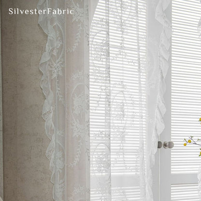 White French Sheer Curtain