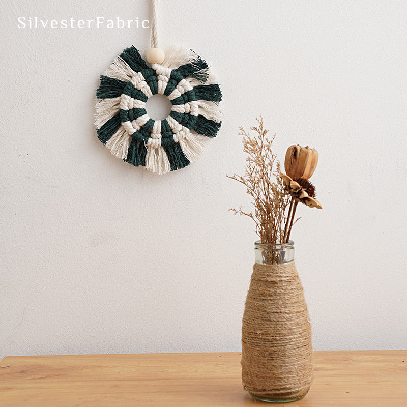 Green Christmas Wall Hanging​丨Macrame Wall Hanger​ Decor