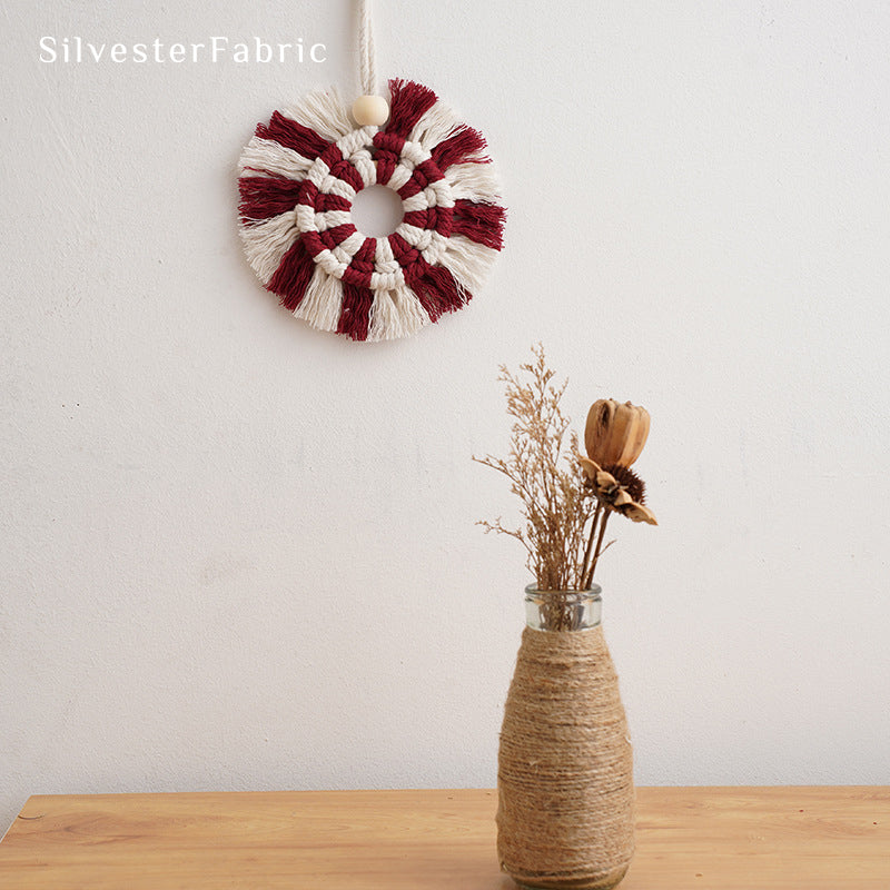 Green Christmas Wall Hanging​丨Macrame Wall Hanger​ Decor