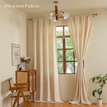 yellow paisley bohemian curtain for living room