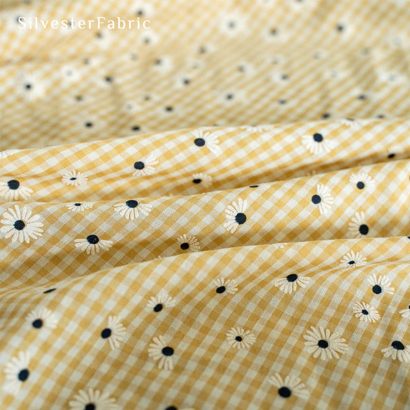 Close‑up of Yellow Cafe Curtain