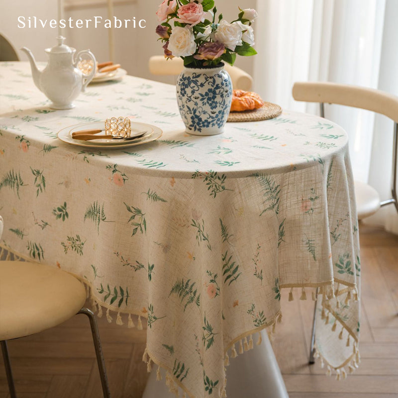 floral farmhouse tablecloth for everyday dining
