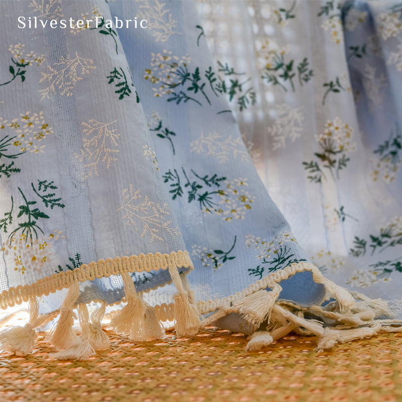 Close‑up of Floral Curtain corner