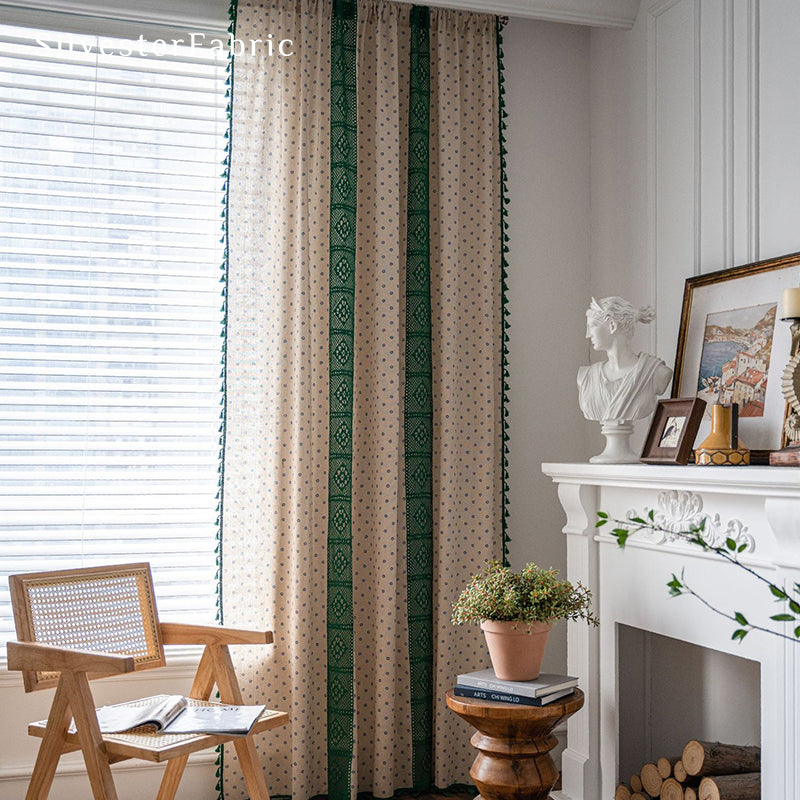 Blue Floral Curtains丨Floral Curtains丨Cute Curtains