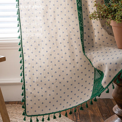 Blue Floral Curtains丨Floral Curtains丨Cute Curtains