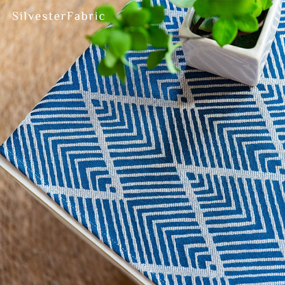 Small Table Cover丨Blue Table Runner丨Coffee Table Cover