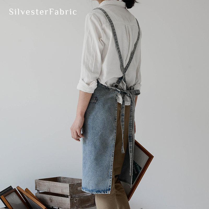 Light Blue Denim Apron